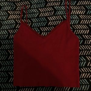 Brandy Melville red Nicolette tank